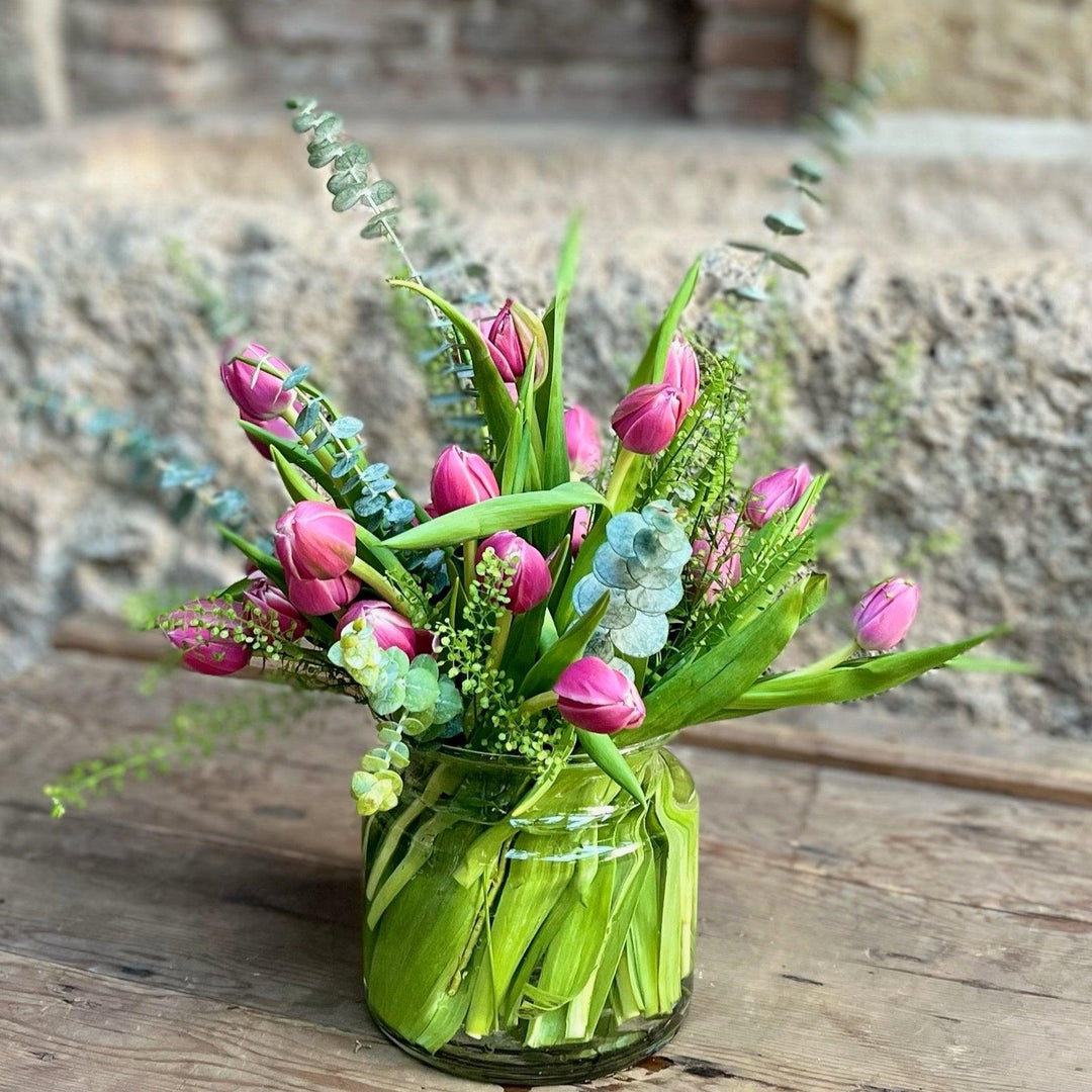 Ramo de Tulipanes Rosas