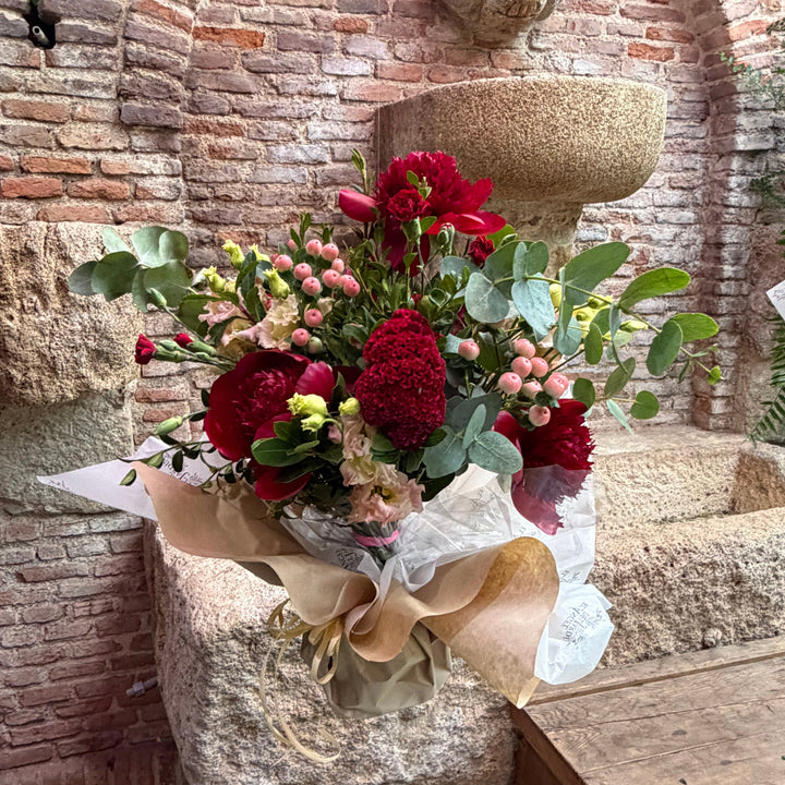 Ramo Peonia Pompón