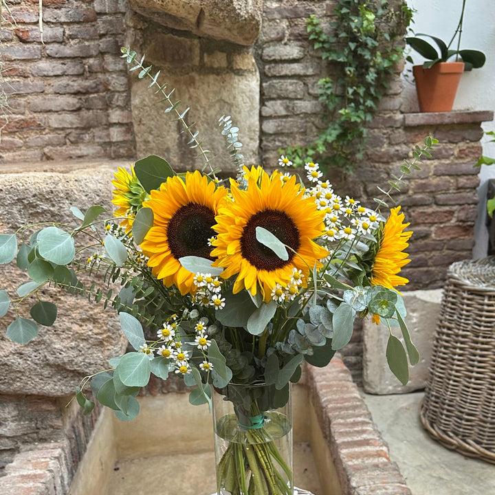 Ramo de Girasoles y Margaritas