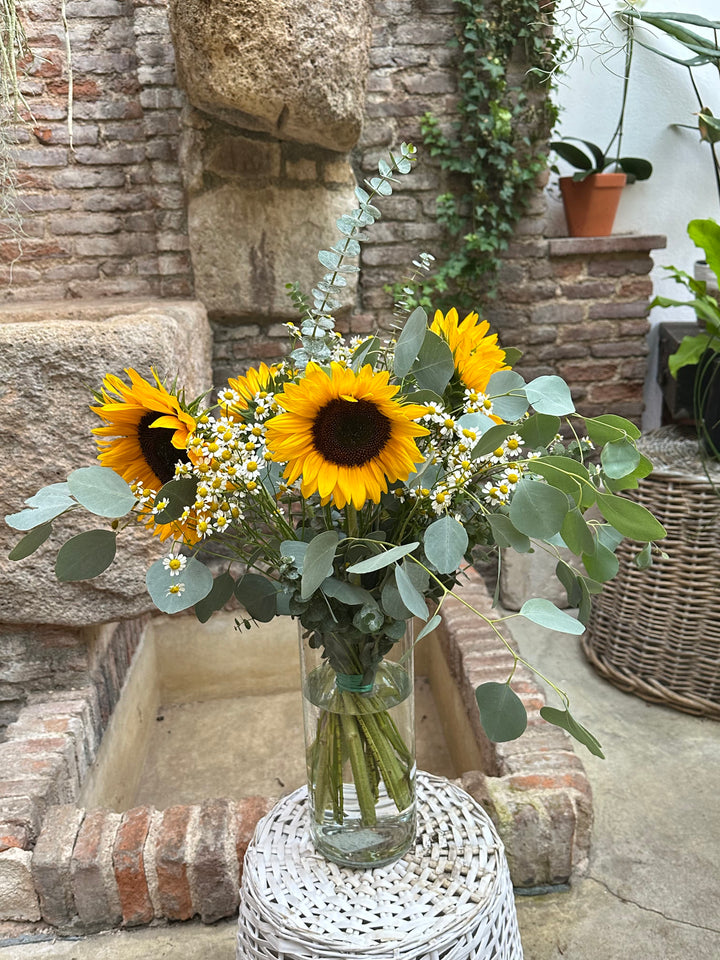 Ramo de Girasoles y Margaritas