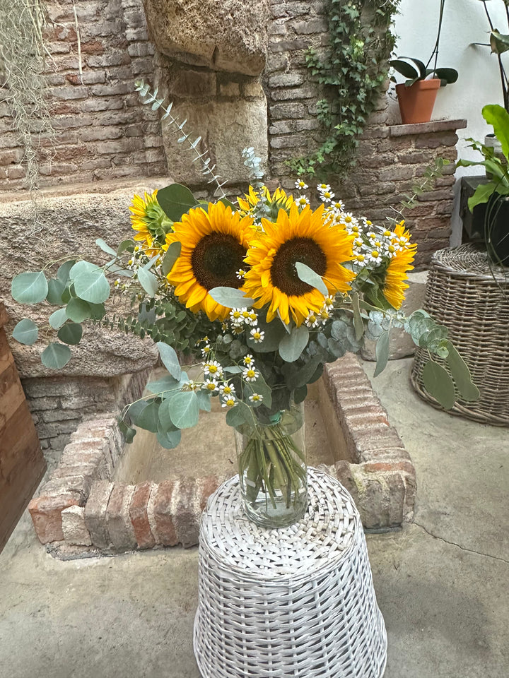 Ramo de Girasoles y Margaritas