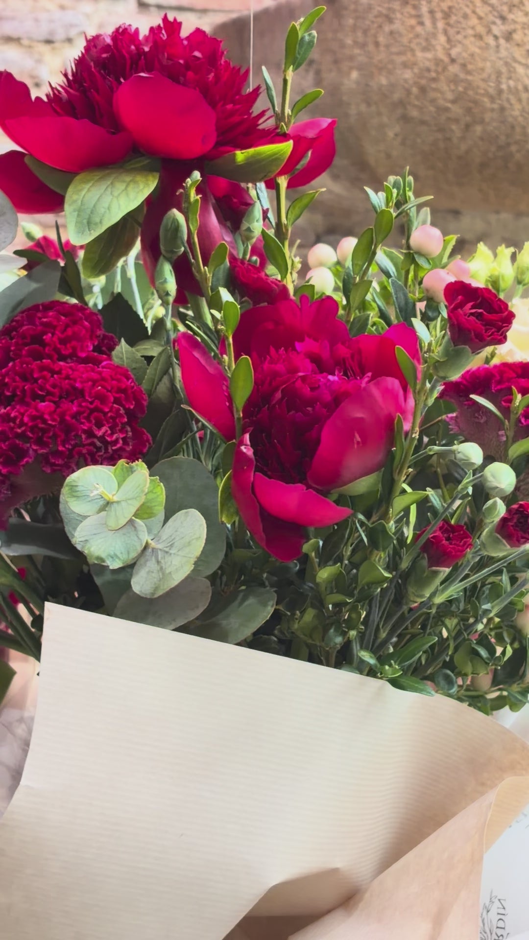 Ramo Peonia Pompón